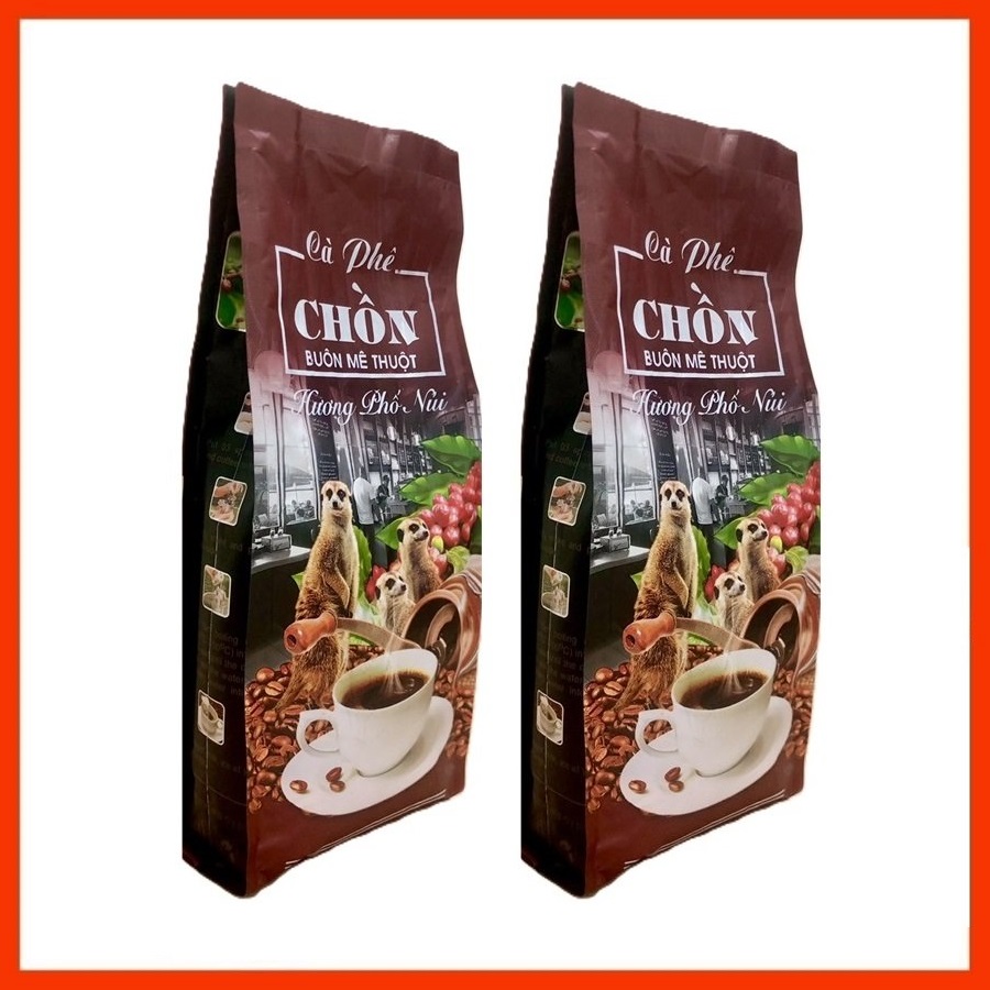 Gói 500Gram Cà phê Chồn Buôn Mê Thuột - Cà phê pha phin chồn Ban Mê