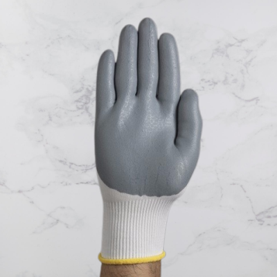 găng tay phủ Nitrile của Ansell chông thấm lòng bàn tay trong môi trường dầu nhớt, chống cắt Model: 11-800