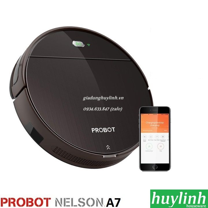 Robot hút bụi lau nhà Probot Nelson A7 Hybrid