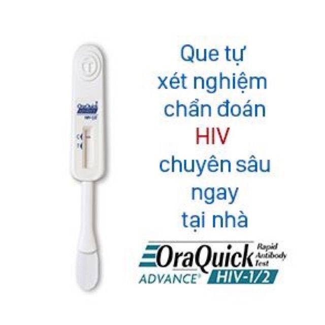 [COMBO] 02 Que xét nghiệm TEST HIV tại nhà ORAQUICK (xét nghiệm bằng dịch miệng, không lấy máu) độ chính xác cao, tiện lợi