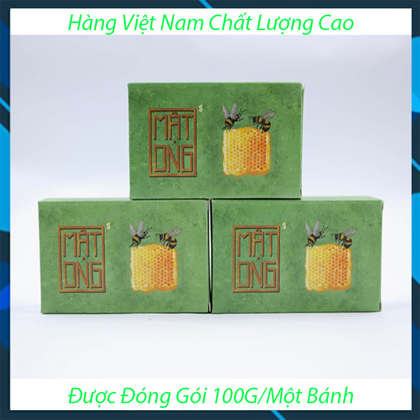[Người Việt Dùng Hàng Việt] Xà Bông Nghệ - Mật Ong - Phấn Hoa Dưỡng Da, Giảm Thâm, Hàng Việt Nam - 100% Làm Từ Thiên Nhiên