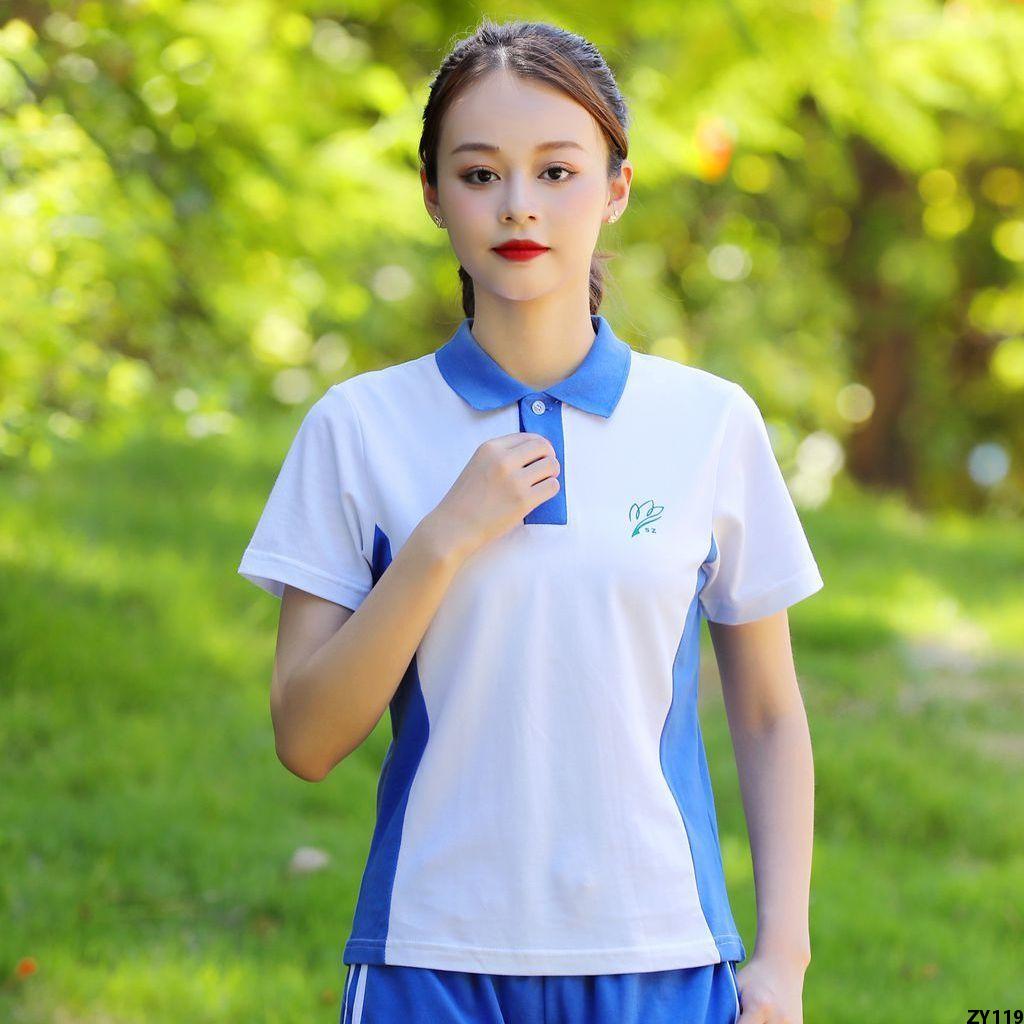 Bộ đồ thể thao nam nữ đồng phục mùa hè đồng phục học sinh mùa hè đồng phục học sinh trung học