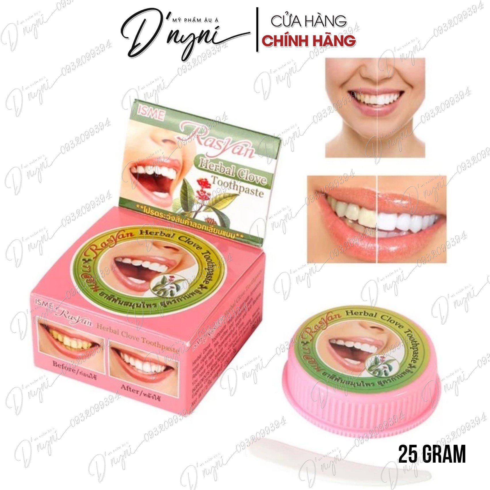 Kem Tẩy Trắng Răng Rasyan Thái Lan