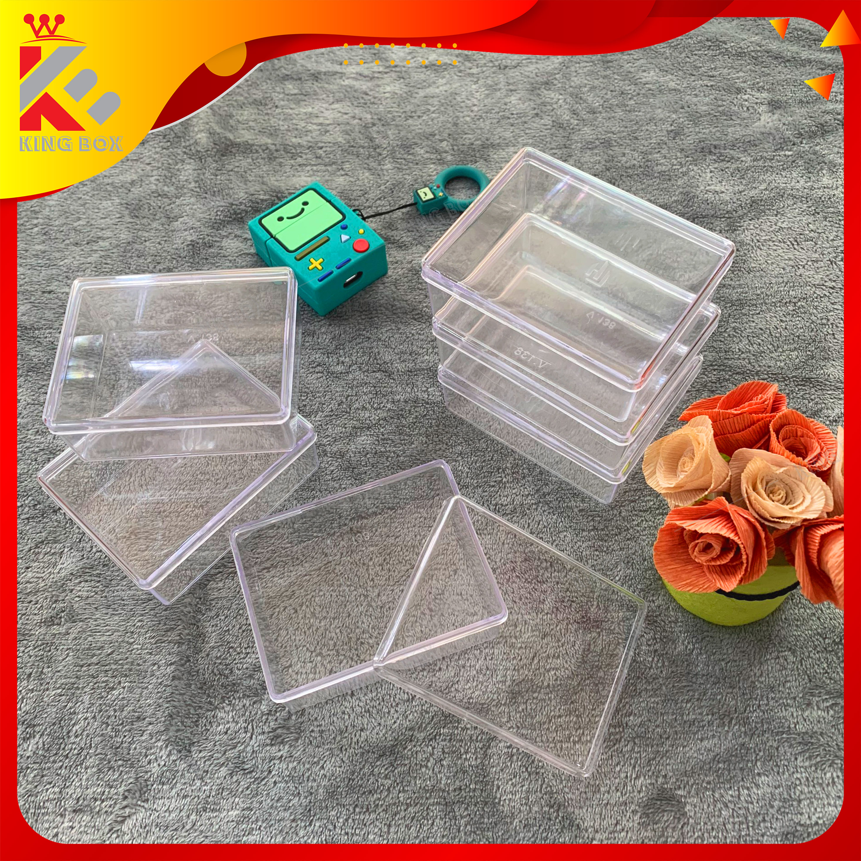 Hộp nhựa đựng đường phèn chưng yến KingBox