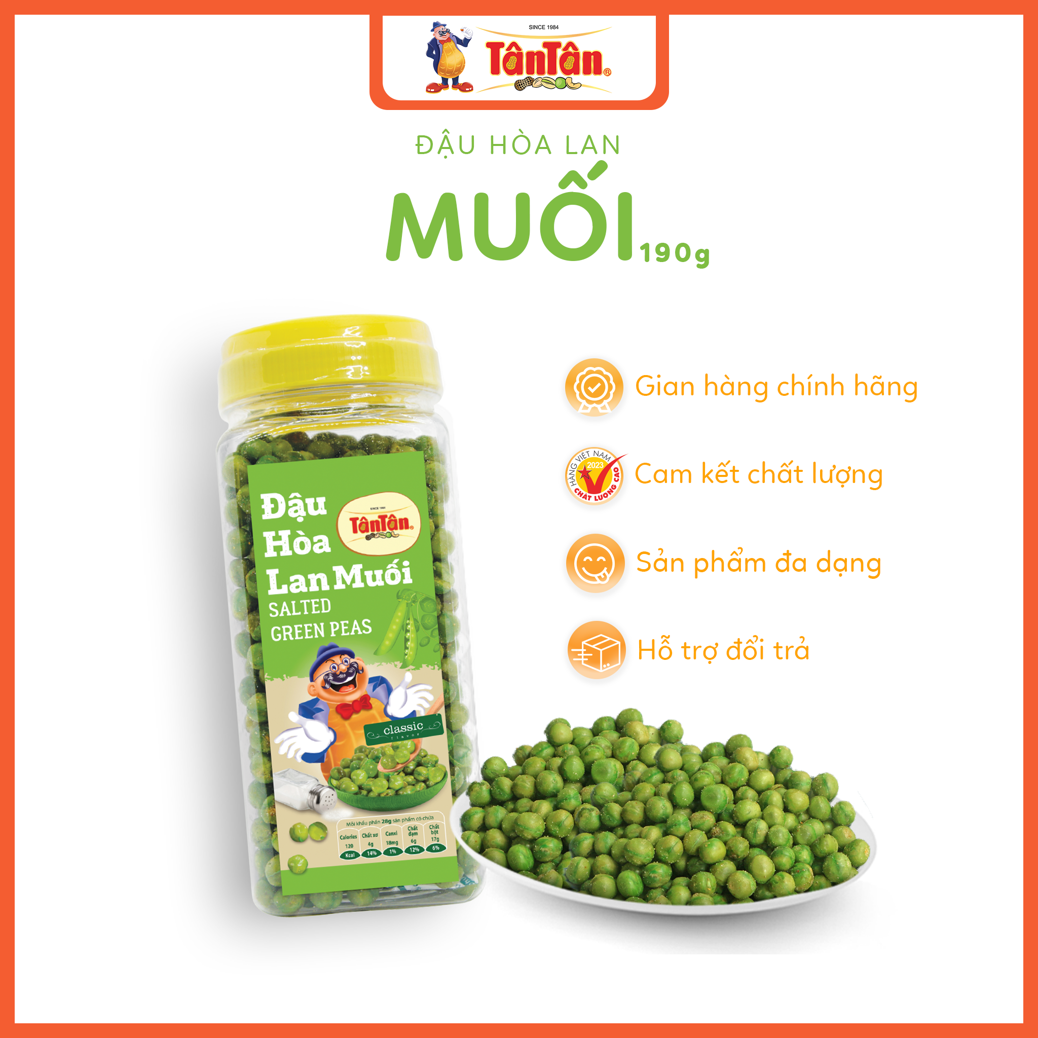 Đậu hoà lan muối tân tân