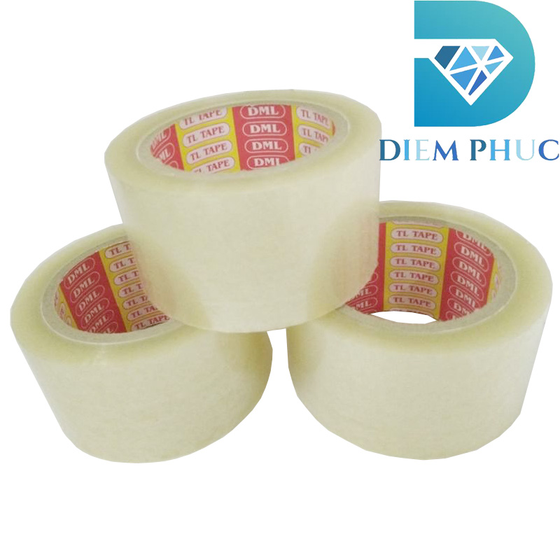 [HCM][Hàng Loại 1] Một Cuộn Băng Keo Dán Thùng Carton bảng lớn 5F – Băng Keo Trong 100Yard Diễm Phúc