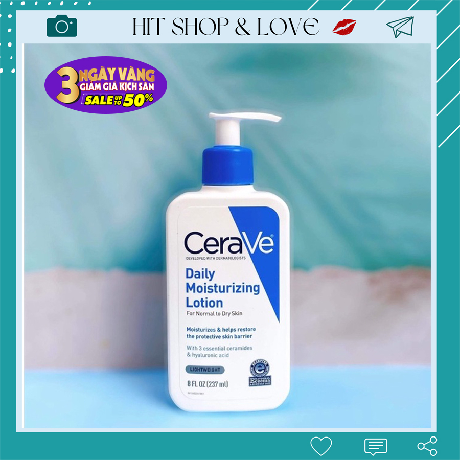 Kem dưỡng ẩm cerave moisturizing lotion 236ml làm mềm mịn và chống nứt nẻ da