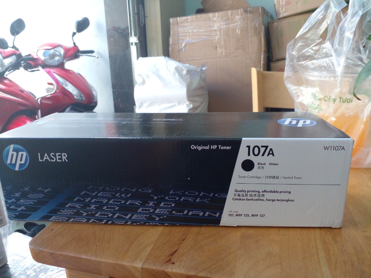 Mực in HP 107A -W1107A.HỘP MỰC CHÍNH HÃNG  Tương Thích Dòng Máy In Hp 107 135 137