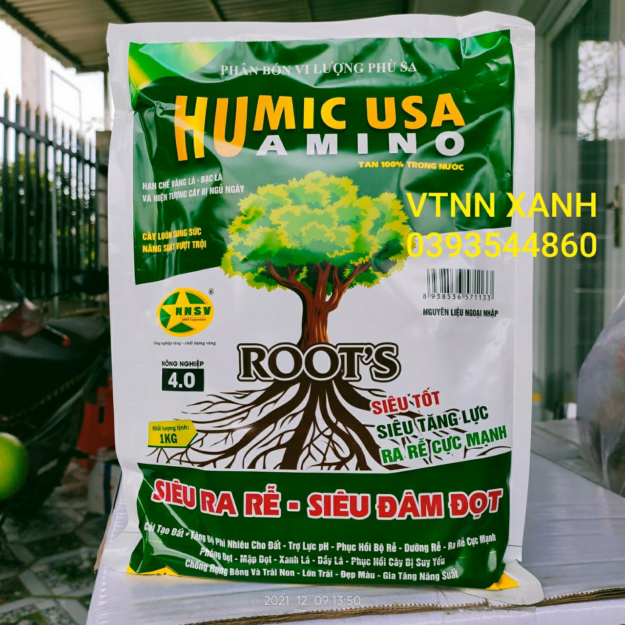 Humic USA amino túi 1kg Siêu ra rễ Siêu đâm chồi