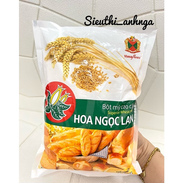 Bột mỳ cao cấp hiệu hoa ngọc lan gói 500g/1kg