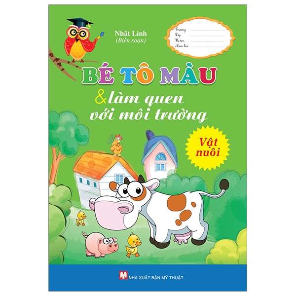 Fahasa - bé tô màu & làm quen với môi trường - vật nuôi
