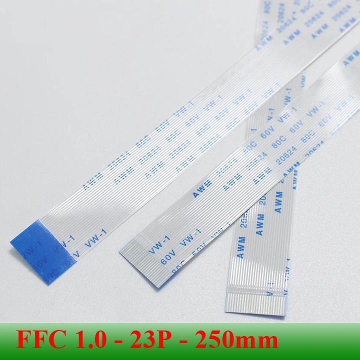 Cable FFC 1.0mm 23 pin dài 250mm AWM 20264
