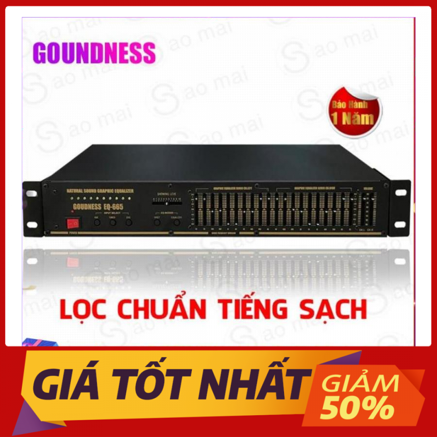 Đầu lọc xì equalizer goudness eq-665 chất âm chuẩn
