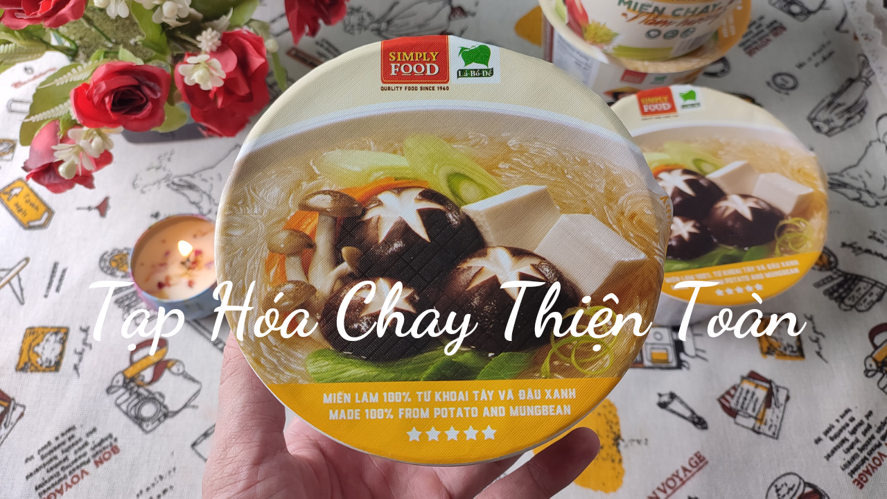 Miến Chay Nấm Hương Simply Food