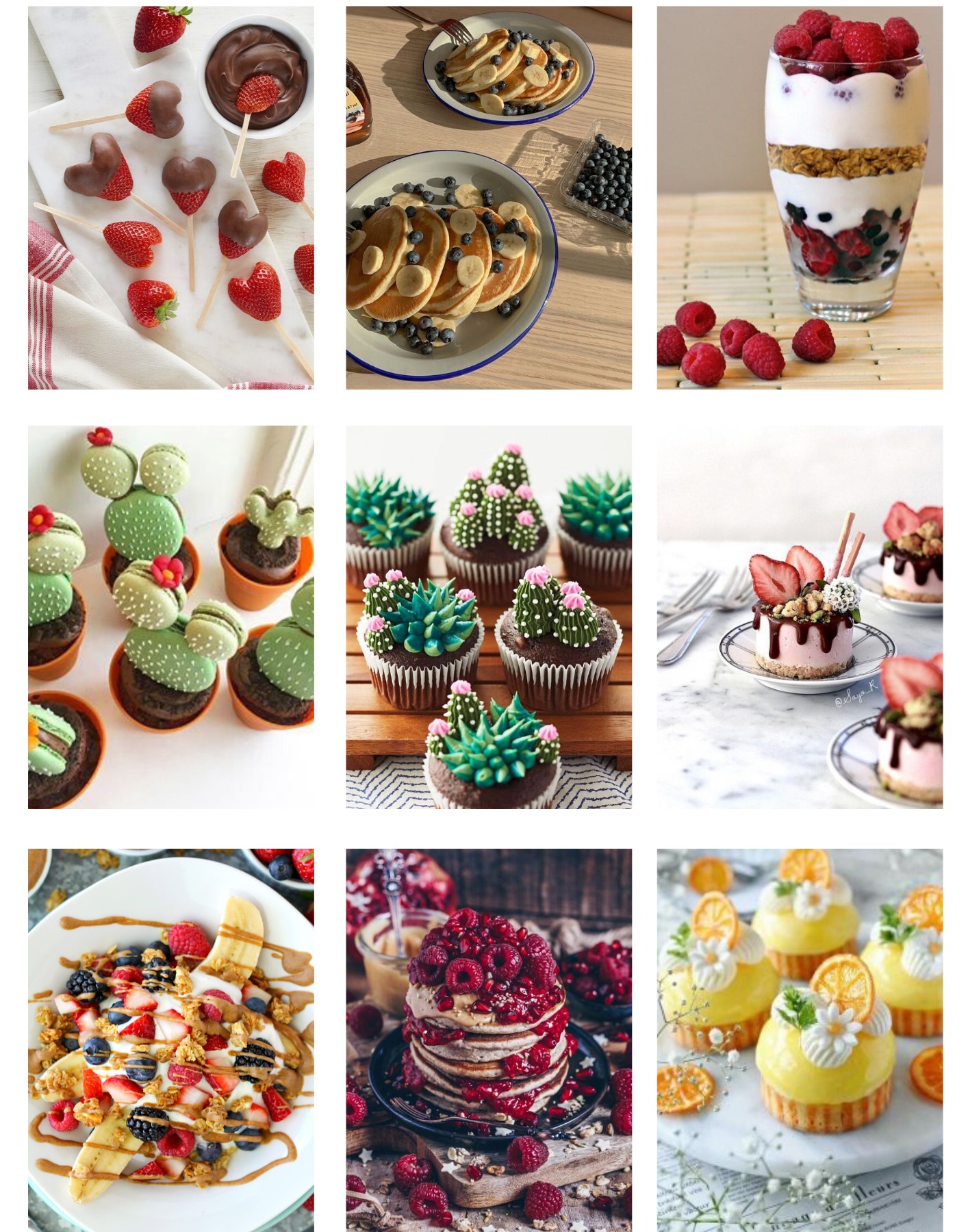Set Giấy Trang Trí Scrapbook , Trang trí album handmade, bộ 30 tấm mẫu Food