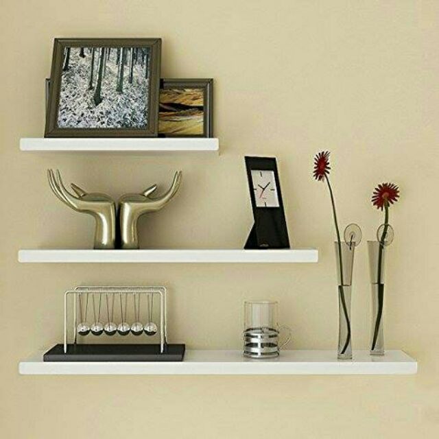 Kệ treo tường 3 thanh 60cm, 50cm, 40cm giá gốc