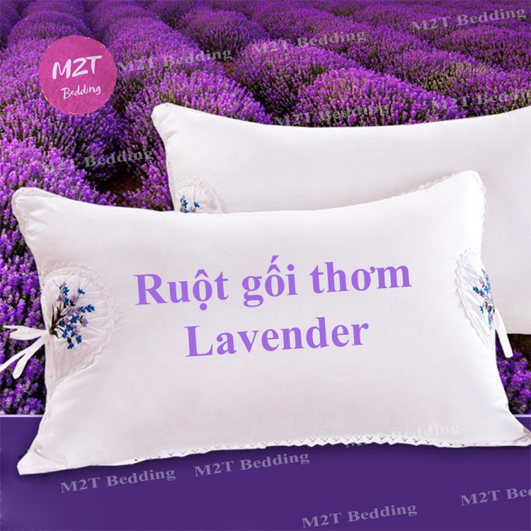 Ruột gối thơm Lavender M2T bedding - Ruột gối hơi cao cấp kháng khuẩn mềm mại
