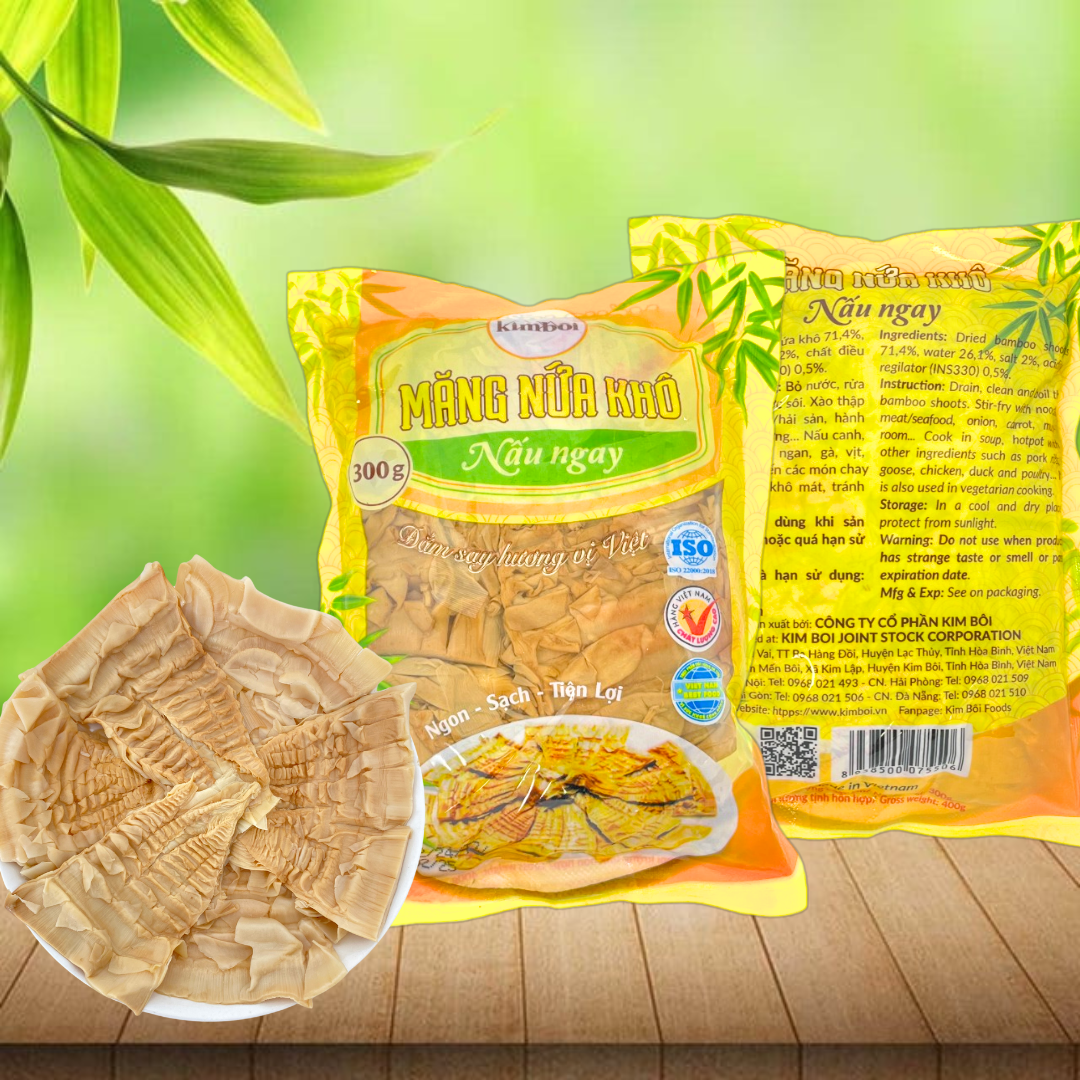 Măng nứa khô nấu ngay kim bôi 500g