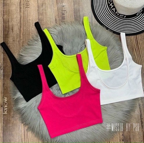 Áo 2 dây croptop hở lưng cổ u