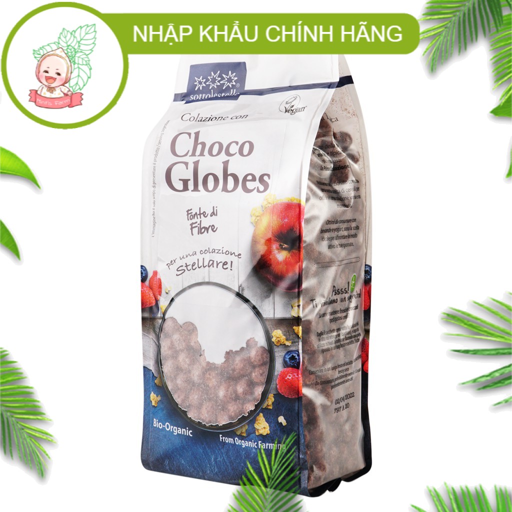 Ngũ Cốc Hữu Cơ Socola Dạng Viên 300g Sottolestelle Organic Choco Globes