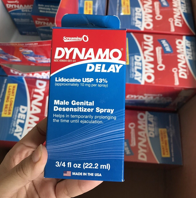 Chai xịt Dynamo Delay 22.2ml - Chất bôi trơn lỏng dạng chai xịt Hỗ trợ