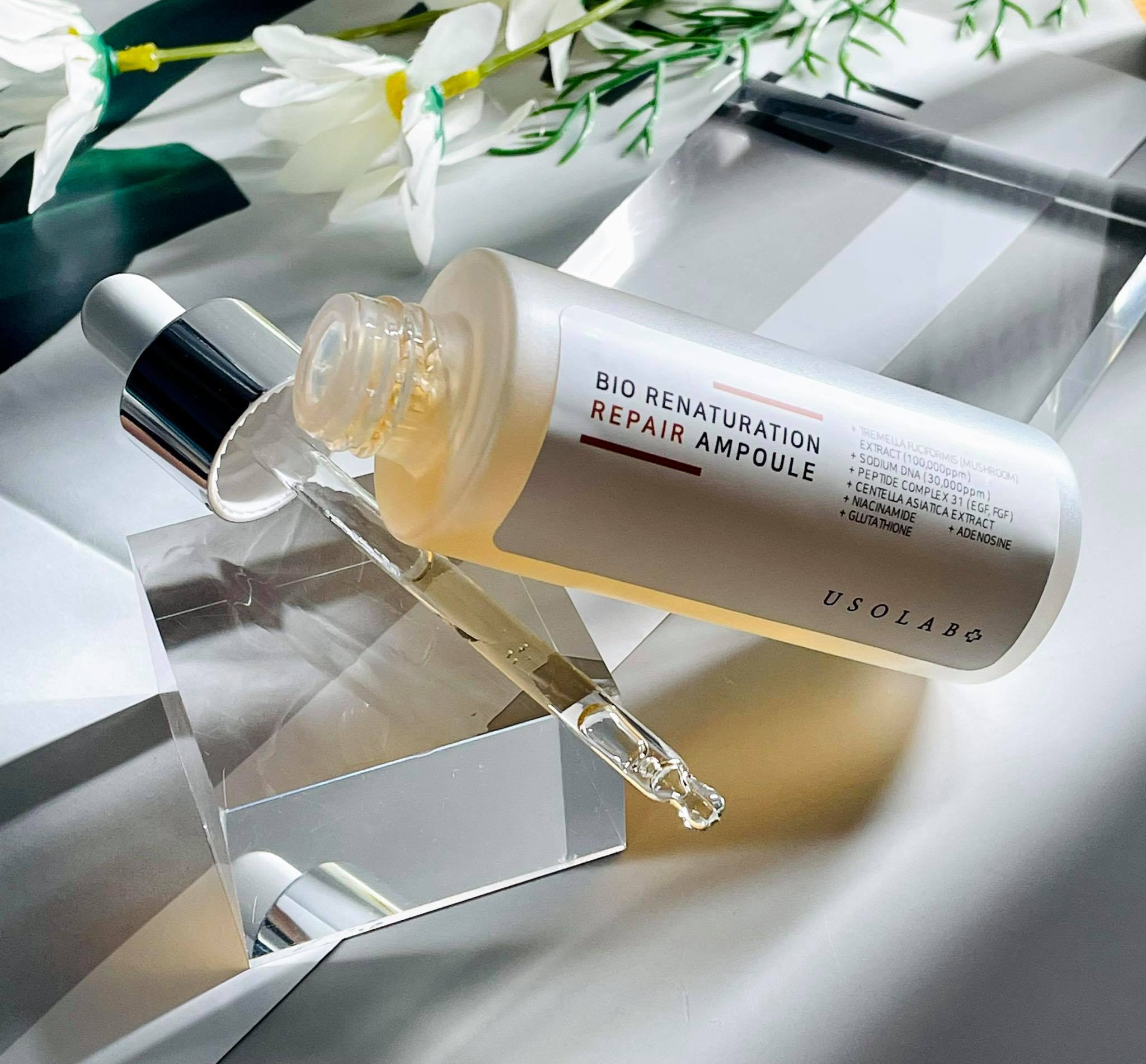 Tinh chất tái tạo phục hồi da usolab bio renaturation repair ampoule 50ml