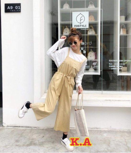 Yếm kaki rút eo_KA5804