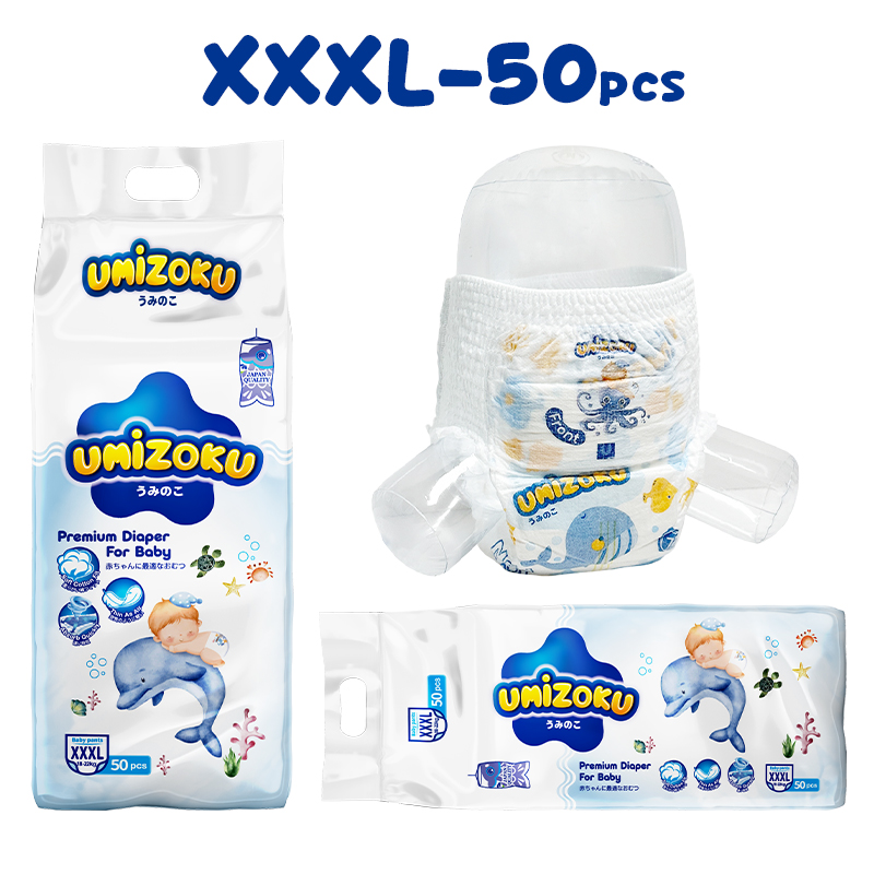 Tã quần trẻ em Umizoku siêu mỏng đủ size M L XL XXL XXXL XXXXL - 6