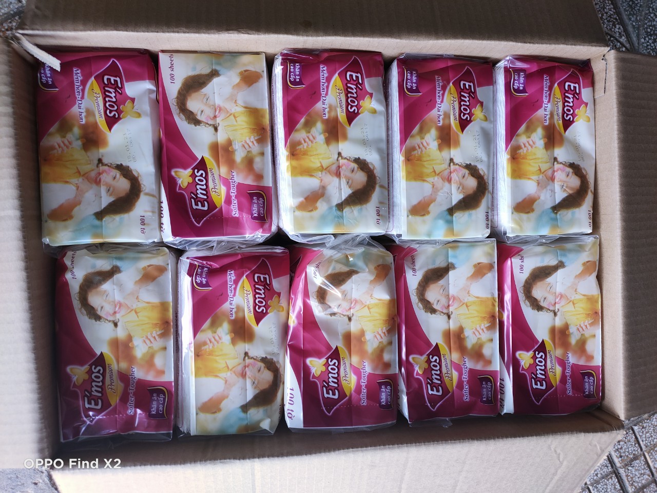 [Combo]10 Gói giấy vuông Emos loại lớn