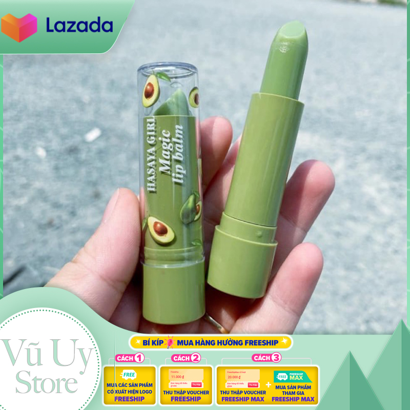 Son dưỡng môi Trái Bơ Hasaya Girl Soft Avocado lipbalm nội địa sỉ rẻ mềm môi hồng môi căng mọng | Son Dưỡng Môi Trái Bơ Hasaya Girl Soft Avocado lipbalm Chính Hãng Môi Hồng Môi Căng Mộng Chuẩn Hotgir