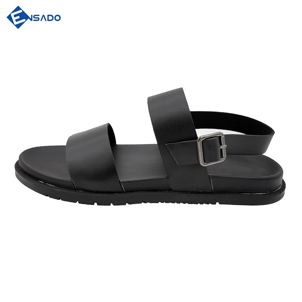 Dép quai hậu nam giày sandal nam da bò thật ensado de2816