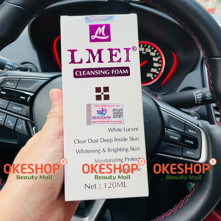 Sữa rửa mặt lmei 120ml - foam cleansing 120ml - sạch sâu - láng mịn - trắng da
