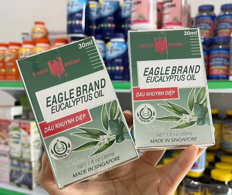 Dầu khuynh diệp con ó eagle brand 30ml - singapore