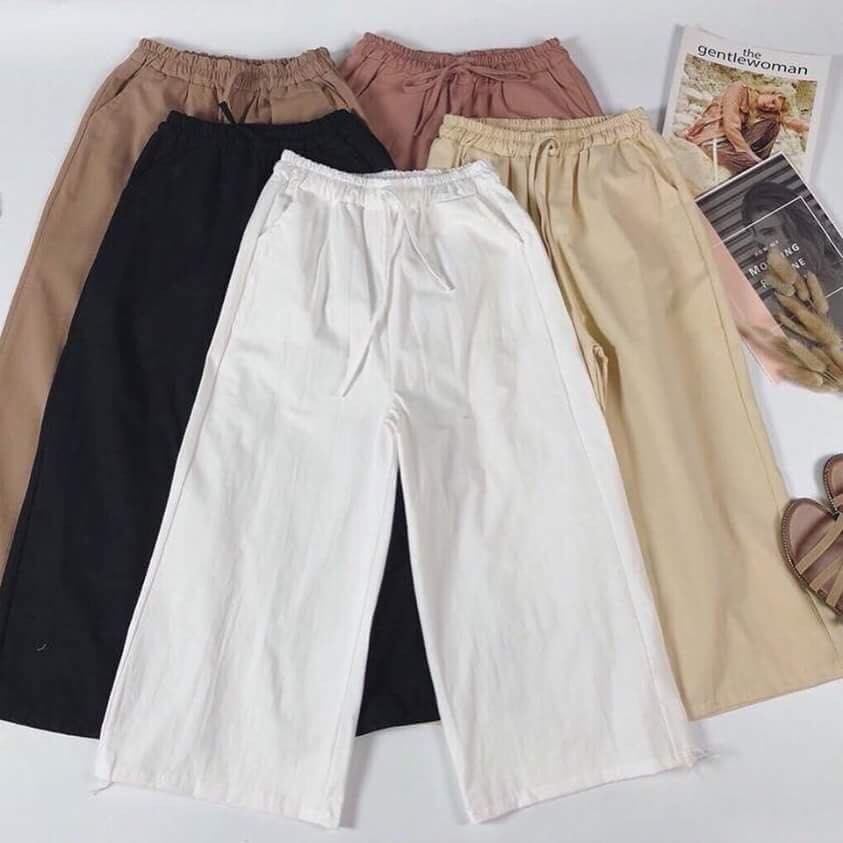 Quần Đũi Ống Rộng Lưng Thun Năng Động - Mh20