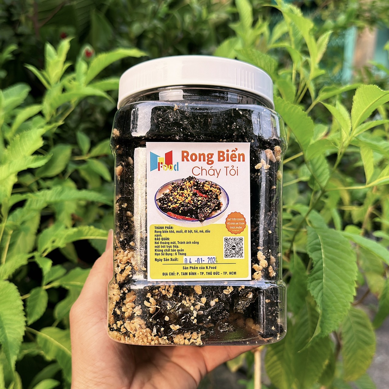 [ Lon Pet 200gram ] Rong Biển Cháy Tỏi - RONG BIỂN LOẠI NGON - SẤY GIÒN