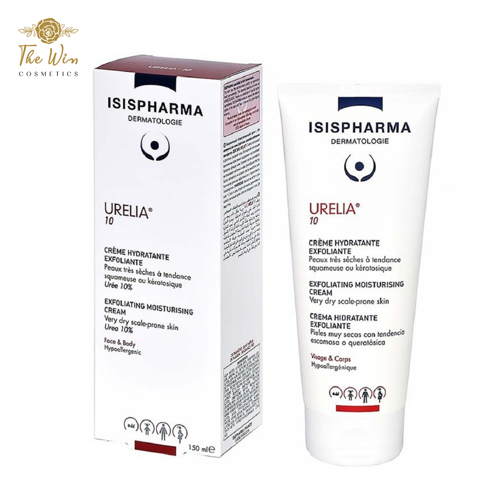 [FREESHIP MAX] Kem Làm Mềm, Dưỡng Da, Giảm Kích Ứng Tăng Sừng Urelia - ISIS Pharma 150ml