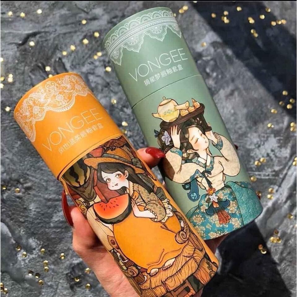 Set Son Cổ Trang 5- 6 Thỏi Nội Địa Trung VONGEE, Son Cổ Trang Lên Màu Đẹp Bền Màu