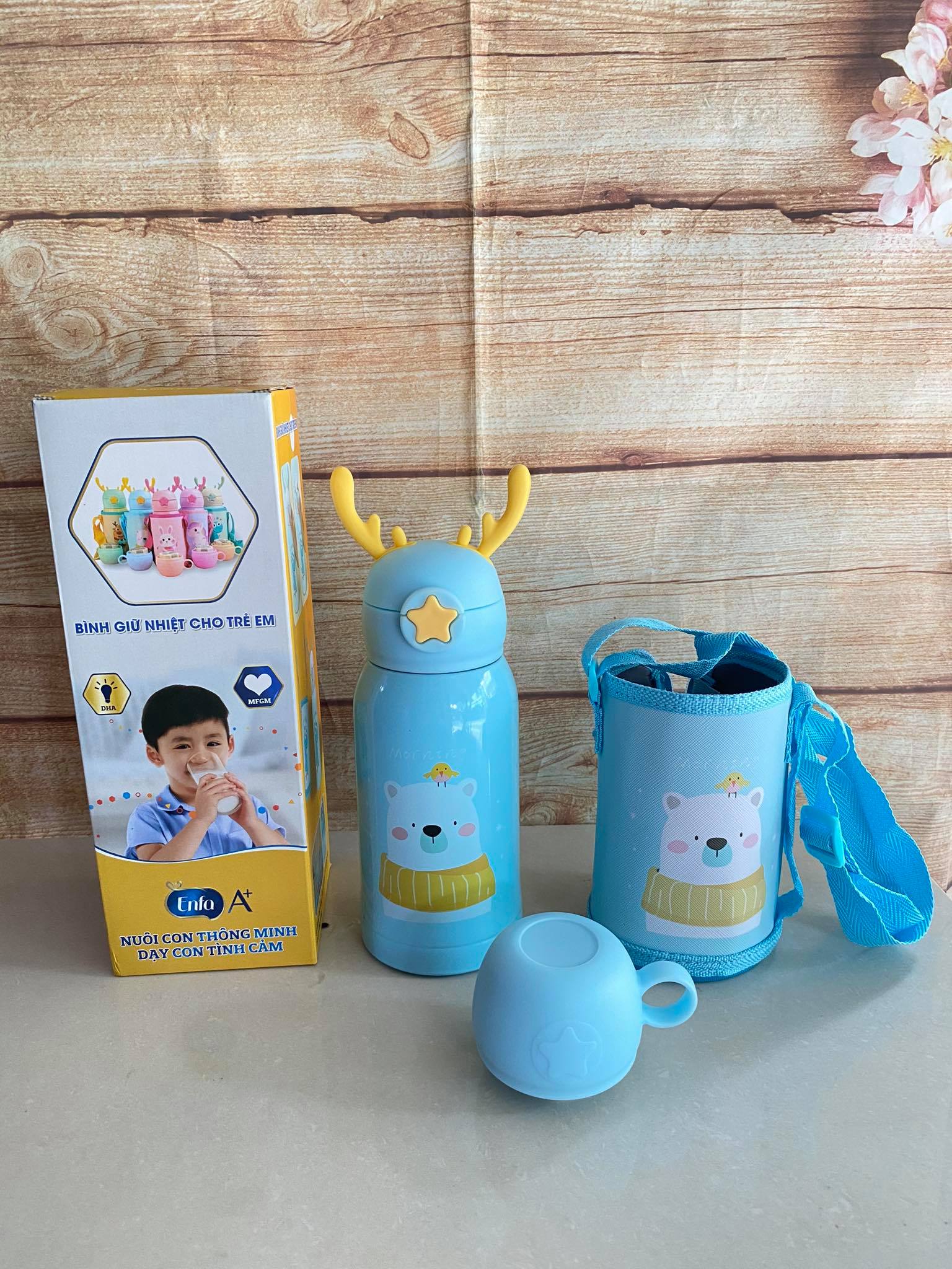 Bình nước giữ nhiệt cho bé hkm ENFA - giao ngẫu nhiên