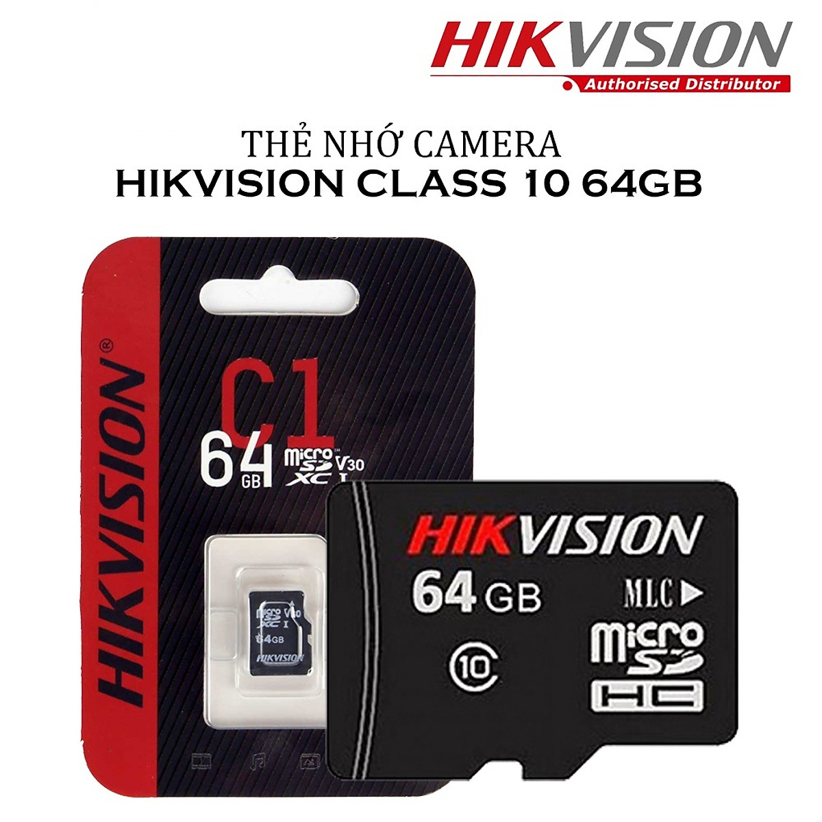Thẻ nhớ mirco sd hikvision 128gb 64gb 32gb- 92mb/s class 10 hàng chính hãng