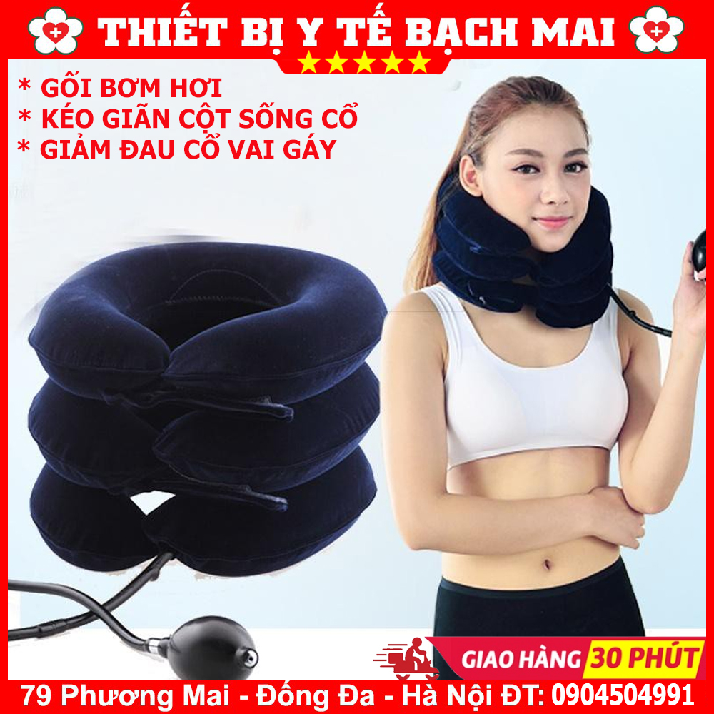 Đai Cổ Hơi - Gối Cổ Hơi Kéo Giãn Điều Trị Đau Cổ ĐH002