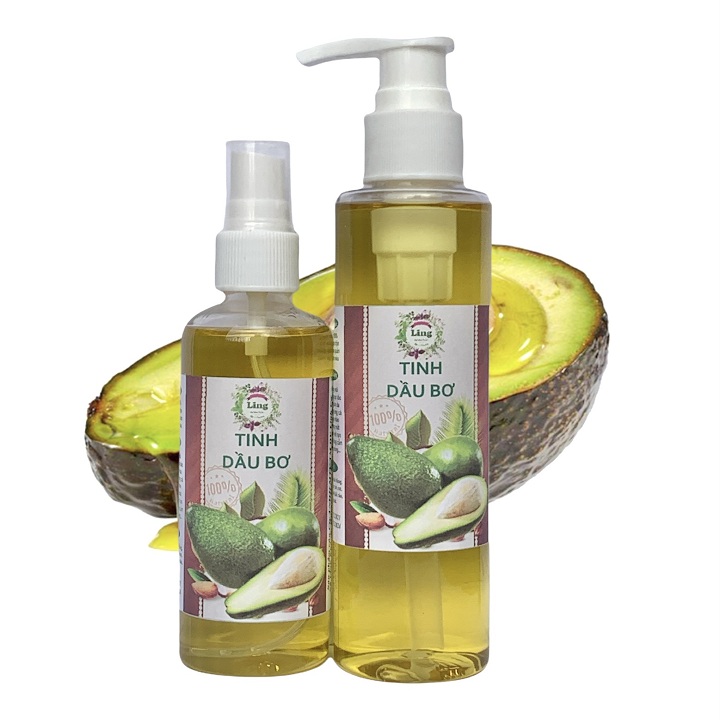 150ml dầu quả bơ ép lạnh nguyên chất 100% dưỡng da, dưỡng tóc, làm đẹp