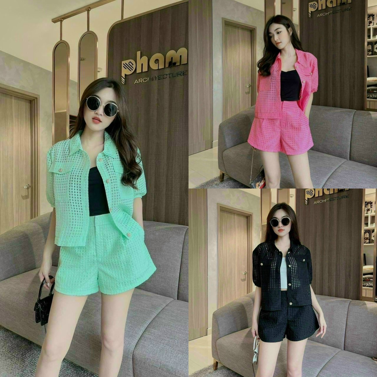 Đồ bộ thời trang trẻ trung, cá tính, cho các nàng dạo phố, đi chơi