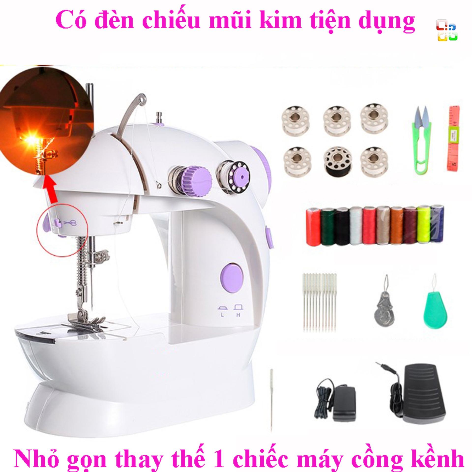 [HCM]Máy Khâu Mini, Máy May Để Bàn Thiết Kế Nhỏ Gọn, Bền Bỉ, Sử Dụng Đa Dạng Các Loại Vải . Hàng Nhập Khẩu Công Ty Giá Khuyến Mại Giảm 50%  Bảo Hành Uy Tín 1 Đổi 1 M42.