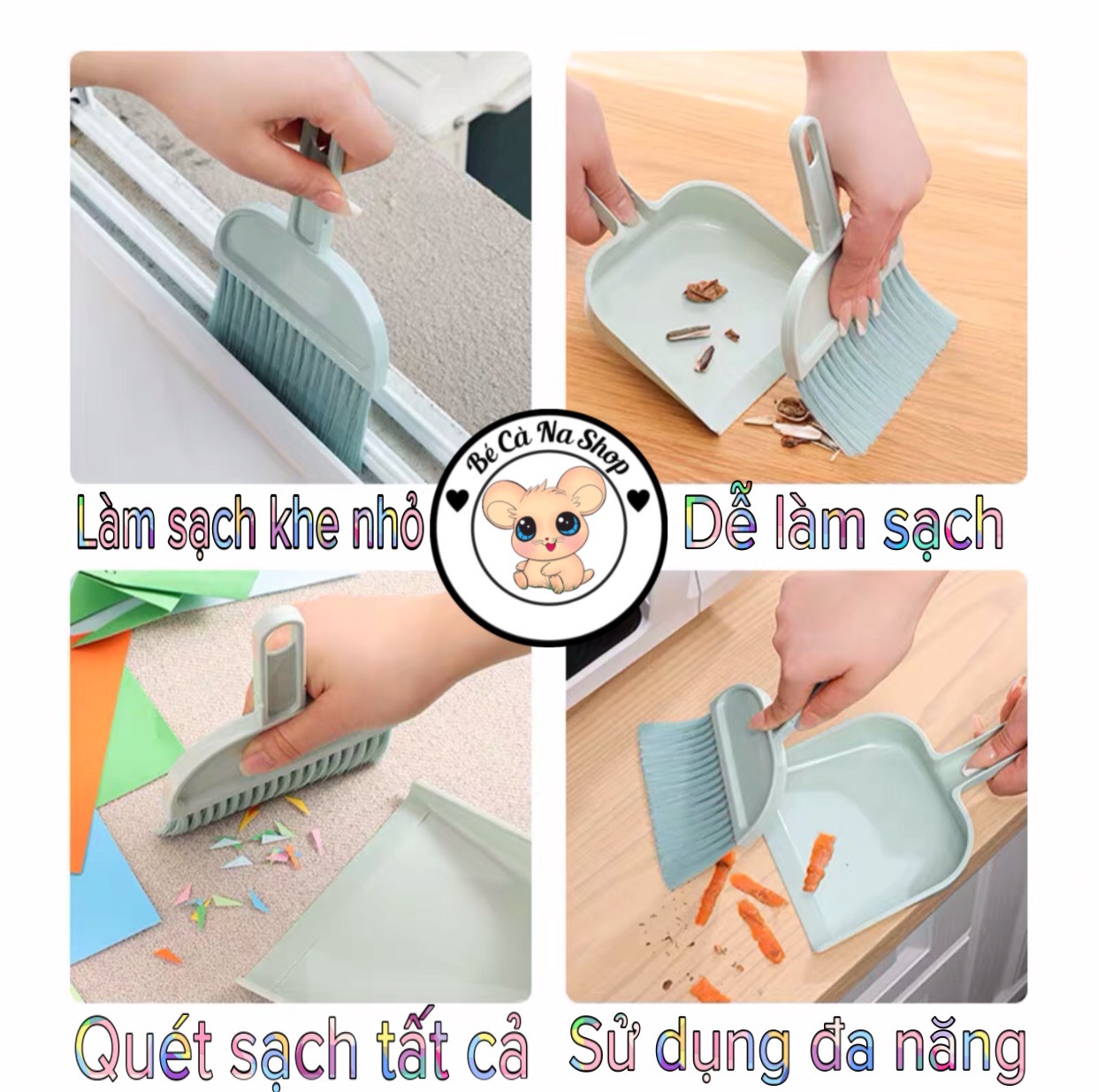 Chổi vệ sinh lồng , chuồng cho thú cưng sạch sẽ . hamster, thọ bọ sóc chinchilla (bé cà na)