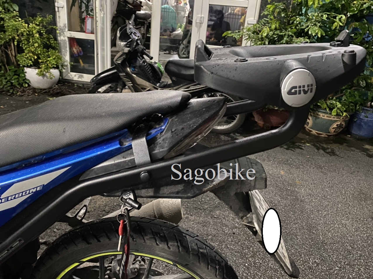 [HCM]Baga givi HRV Raider Fi và đế đệm M5M thiết kế chuẩn cho Belang Raider Fi 150