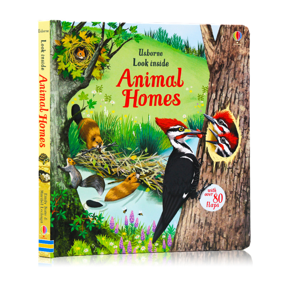 Sách Usborne Sách Truyện Bằng Bìa Cứng Tiếng Anh Look Inside Animal Home