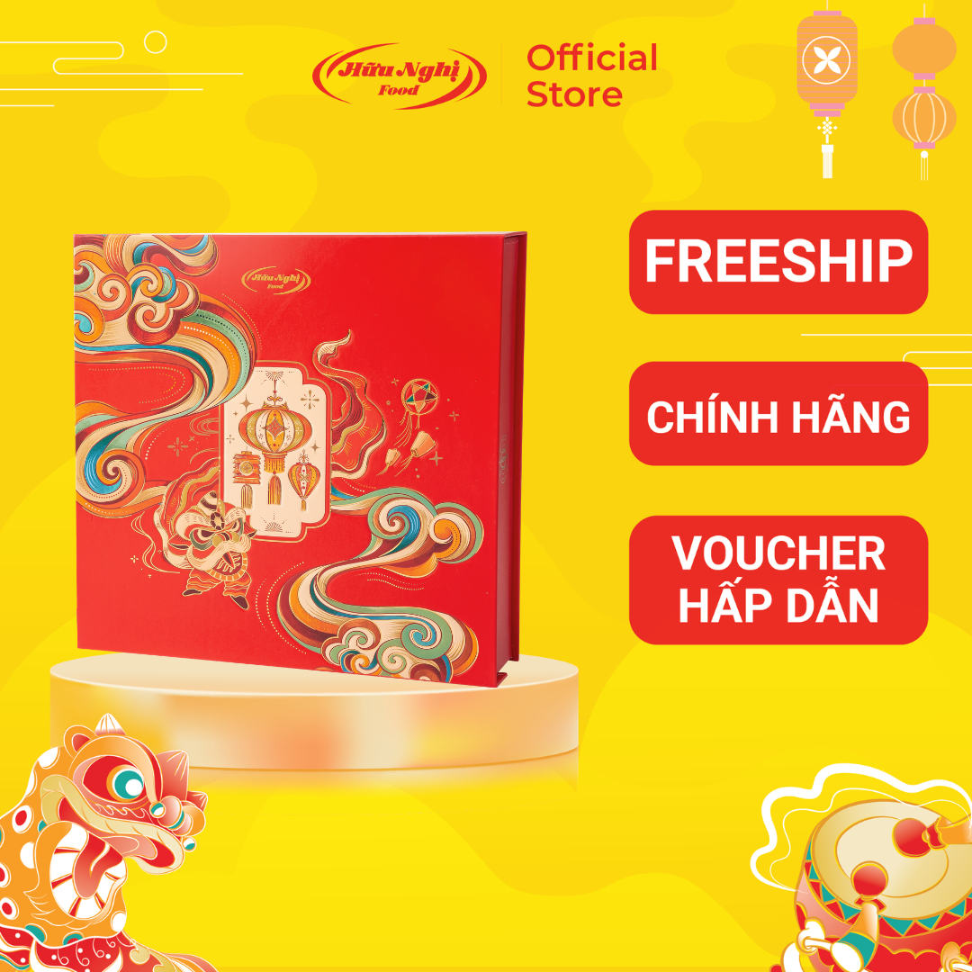 BÁNH TRUNG THU HỮU NGHỊ THANH NGUYỆT BÌNH AN (4 Bánh nướng 150g)