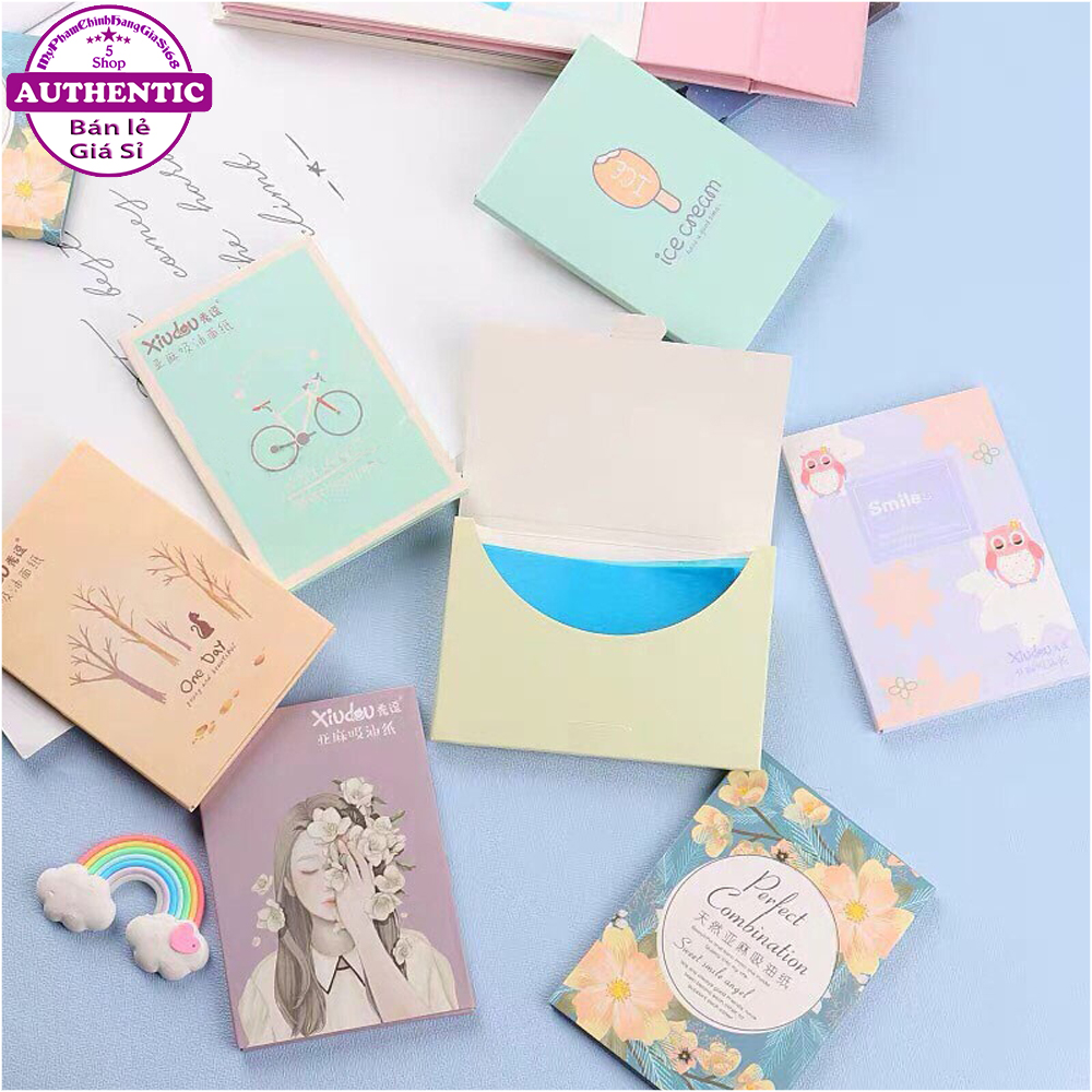 Giấy Thấm Dầu XIUDOU Oil Remover Paper Gói 50 Miếng