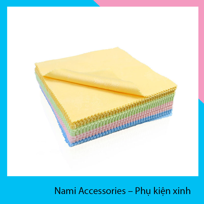 Hộp 100 khăn lau mắt kính mềm mịn 13*13cm