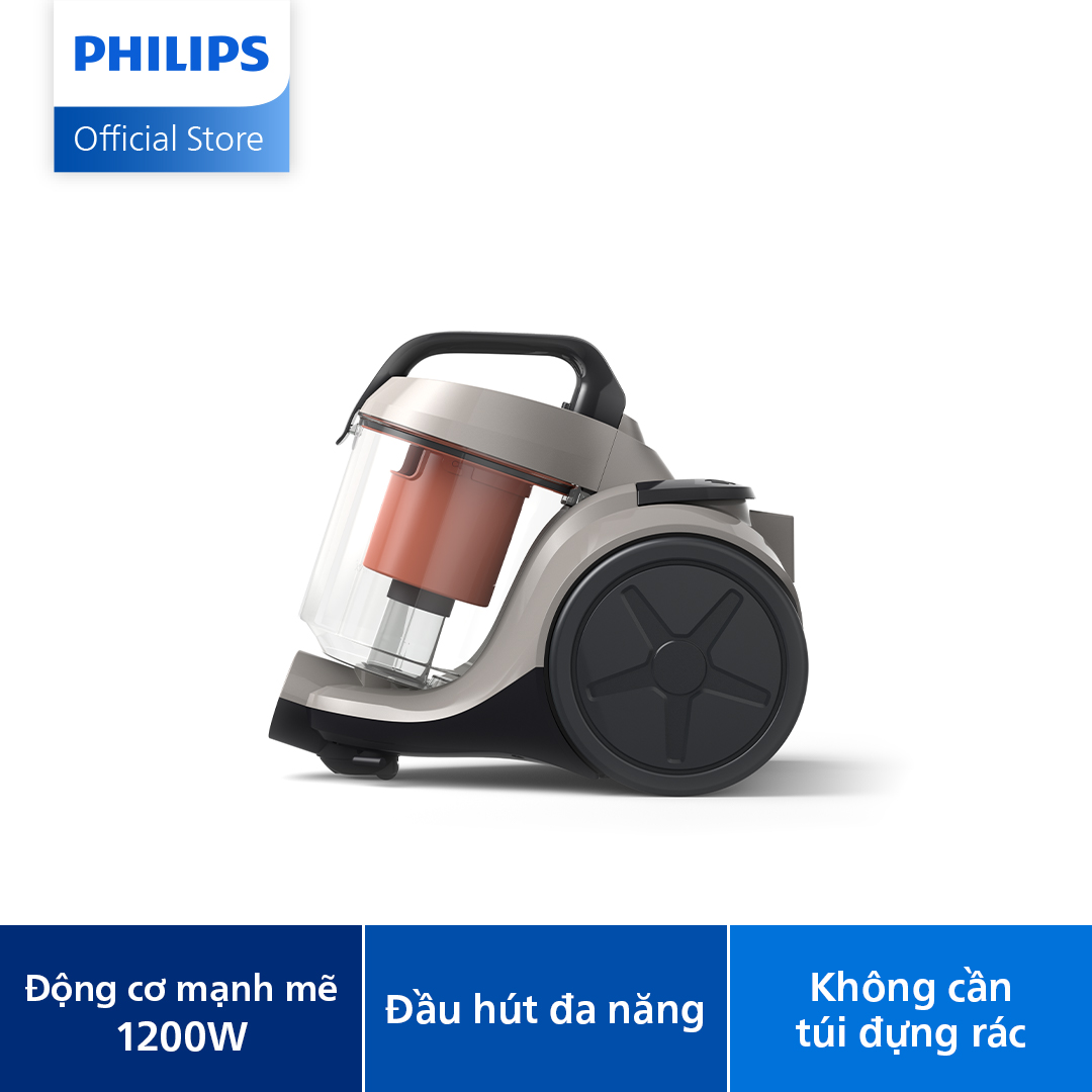 Máy Hút Bụi Dạng Hộc Không Túi Philips XB1012/10 | 1100W | nhỏ gọn,mạnh mẽ - Hàng Chính Hãng